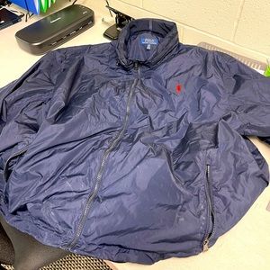 Polo by Ralph Lauren Packable Navy Nylon Windbreaker Men's 4XB